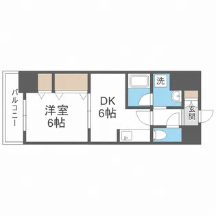 CITYSPIRE難波南の間取り
