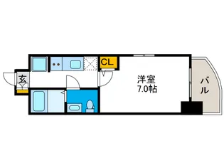 セレニテ桜川駅前プリエ【11階】の間取り