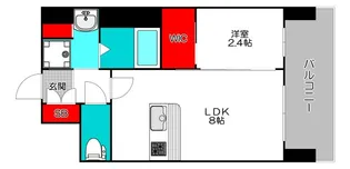 セレニテ難波ミラク壱番館の間取り