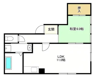 INビル【2階】の間取り