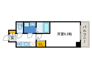S-RESIDENCE南堀江【5階】の間取り
