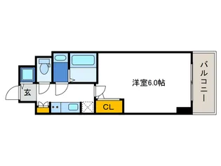 S-RESIDENCE南堀江【12階】の間取り