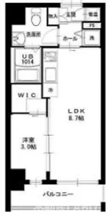 サニーハウス南堀江【8階】の間取り