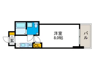 セレニテ桜川駅前プリエ【11階】の間取り