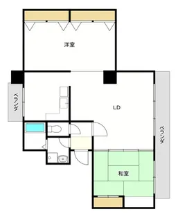 アルボール西道頓堀【5階】の間取り