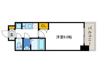 プレサンス南堀江【4階】の間取り