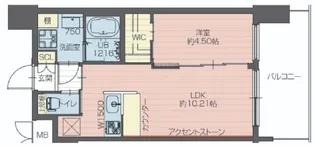 プレジオ大正の間取り