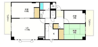 ドルミ新淀川14番館【3階】の間取り