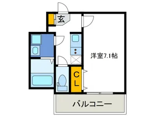 アドバンス大阪ベイシティの間取り