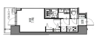 S-RESIDENCE難波大国町Deux【12階】の間取り