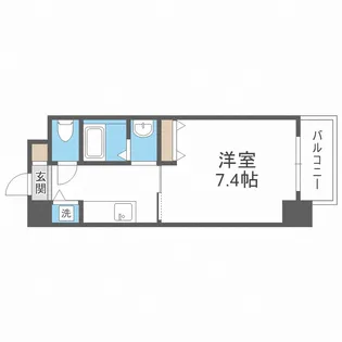 KDXレジデンス難波の間取り