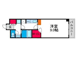 CITYSPIRE桜川2の間取り