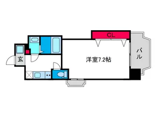 ラグゼベンテンチョウ【5階】の間取り