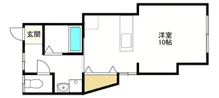 シャルマン西九条【2階】の間取り