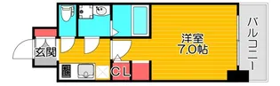 S-RESIDENCEドーム前千代崎【3階】の間取り