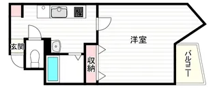ラ・フォンテ阿波座【6階】の間取り
