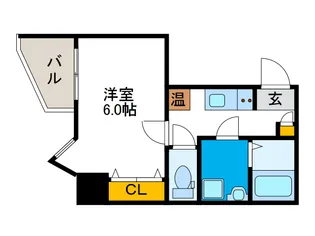 Blue西長堀の間取り