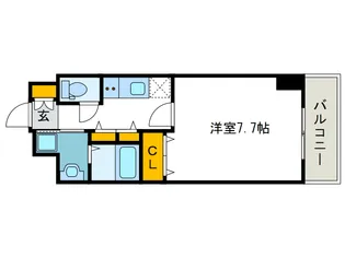 エスリード弁天町南の間取り
