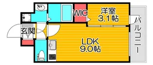 エスグランデ難波グランツ(旧ミラージュパレス難波グランツ)【2階】の間取り