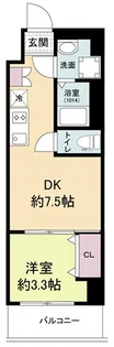 アーバンパーク弁天町【8階】の間取り