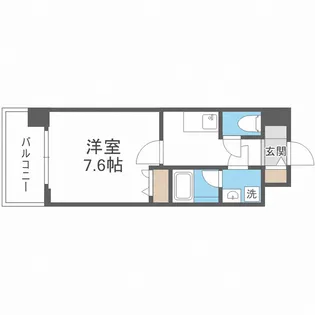 LaDouceur九条【8階】の間取り