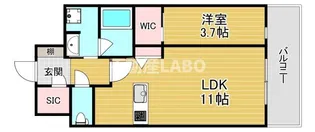 TEALRESIDENCEBAYの間取り