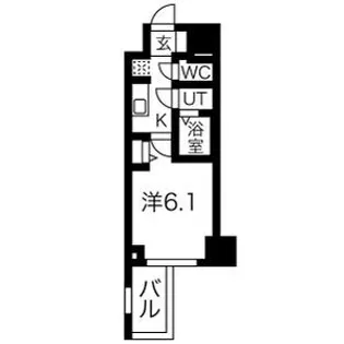 ファステート大阪ドームライズ【8階】の間取り