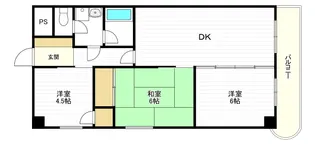 ドリーム中加賀屋の間取り