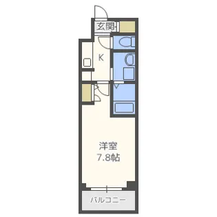 エイペックスみなとセントラルアベニュー【6階】の間取り