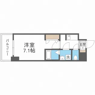 S-RESIDENCE大阪九条North【2階】の間取り