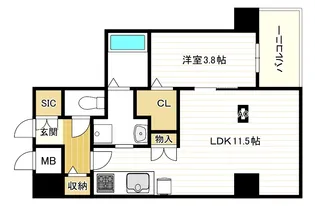 LAMAISONVERTEの間取り