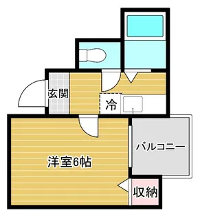 コアロード2000【5階】の間取り