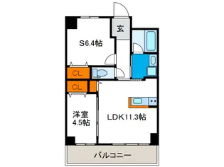 ドミール丸好の間取り