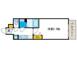 アドバンス大阪ソルテの間取り