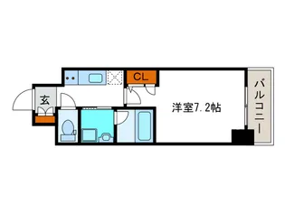 スプランディッド大阪WESTの間取り