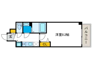 アドバンス大阪ソルテの間取り