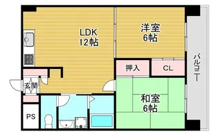 築港武智マンションの間取り