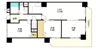 クリアクレセント住之江【11階】の間取り