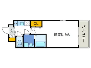 アドバンス大阪ベイストリート【6階】の間取り