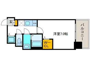 セオリー大阪ベイステージ【5階】の間取り