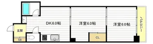 エフアールみなと通り【6階】の間取り