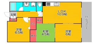 コージーコート【7階】の間取り