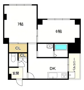 大成マンション【3階】の間取り
