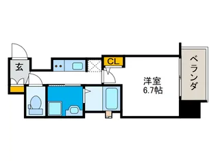 サムティ南堀江LUCE【2階】の間取り