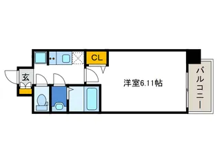 プレサンス南堀江【6階】の間取り