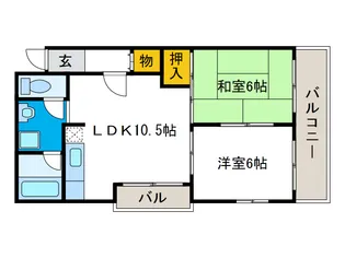 ベルメゾンイトウの間取り