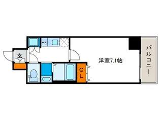 ジュネーゼグラン弁天町の間取り