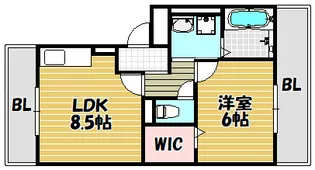 グランシャリオSG【207号室】の間取り