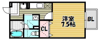 グランシャリオ【203号室】の間取り