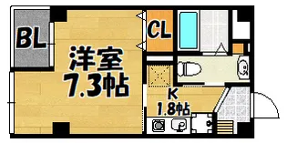 プリマヴェーラ今津【302号室】の間取り